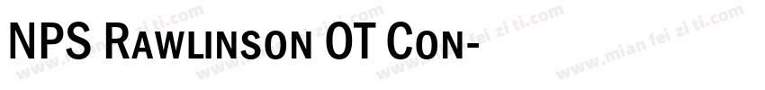 NPS Rawlinson OT Con字体转换